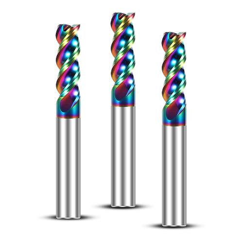 Colorful Milling Cutters for Aluminum